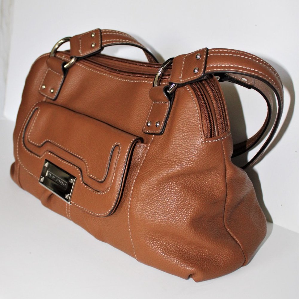 Tignanello Tan Leather Shoulder Bag - Picture 4 of 8